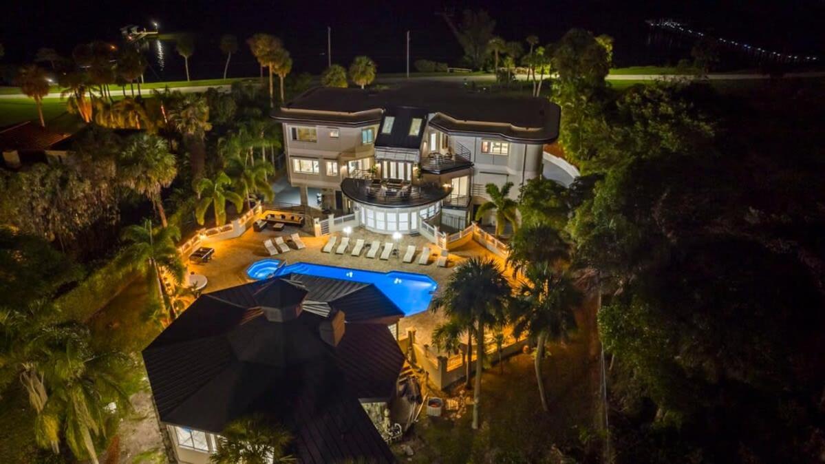 9000 Sf Waterfront Mansion Pool Boat Dock Theater Villa Fort Pierce Exterior foto